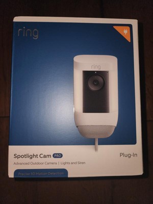 Ring Spotlight Cam Plus (battery) - White : Target