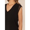 Women's Chelsi Chiffon Barbie V-neck Tank Top - Plus - Kylie Paige - 4 of 4
