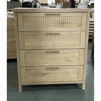 Nasitip Mid-Century Modern Drawer Dresser,Wooden Dresser Organizer for Living Room, Nursery, Entryway
