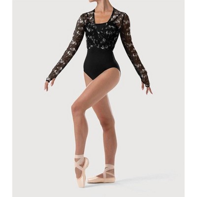 Women's Ladies Print Wrap Top - Bloch M
