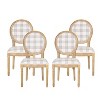 Set of 4 Phinnaeus French Country Fabric Dining Chairs - Christopher Knight Home - 2 of 4