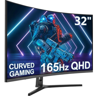 Z-EDGE UG32 32" 170Hz 2K Curved Gaming Monitor, QHD(2560x1440), Frameless LED Gaming Monitor, AMD Freesync, Display Port & HDMI