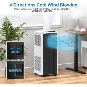 Portable Air Conditioner 8,000 BTU, Cools Rooms Up to 350 Sq. Ft, Dehumidifier, Fan, Sleep Mode, Remote Control, Quiet AC Unit with Window Mount Kit - 1 of 4