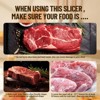 Orieon Manual Frozen Meat Slicer, 8" Stainless Steel Food Cutter for Hot Pot, BBQ, Shabu Shabu, Adjustable Thickness. - 4 of 4