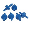 Unique Bargains Aquarium Tank Plastic Air Pump Blue Check Valves 6 Pcs - 2 of 3