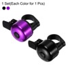 Unique Bargains Aluminum Loud Crisp Clear Sound Mini Bicycle Bells 2 Pcs - 3 of 4