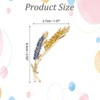 Unique Bargains PATIKIL Flower Design Durable Sparkling Brooch - 2 of 4