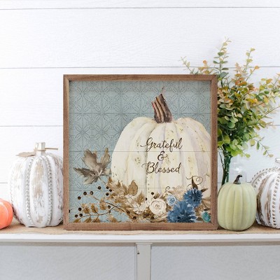 Kendrick Home Happy Fall Collection Grateful By Audrey Jeanne Roberts Wall Art
