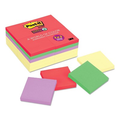 Post-it Notes Super Sticky Office Pack 3 x 3 (24 Pads/90 Sheets per Pad) - Marrakesh Collection