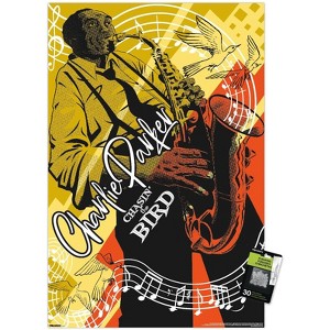 Trends International Charlie Parker - Music Notes Unframed Wall Poster Prints - 1 of 4