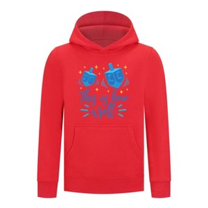 Everyday Kids Hanukkah Collection “This Is How I Roll” Pullover Hoodie – Fun Holiday Sweatshirt - 1 of 4