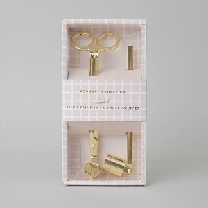 Foundry Candle Co. Wick Trimmer and Snuffer Candle Accessory Kit - 1 of 4