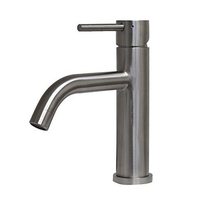 ALFI Waterhaus Solid Stainless Steel, Single lever Elevated Lavatory Faucet