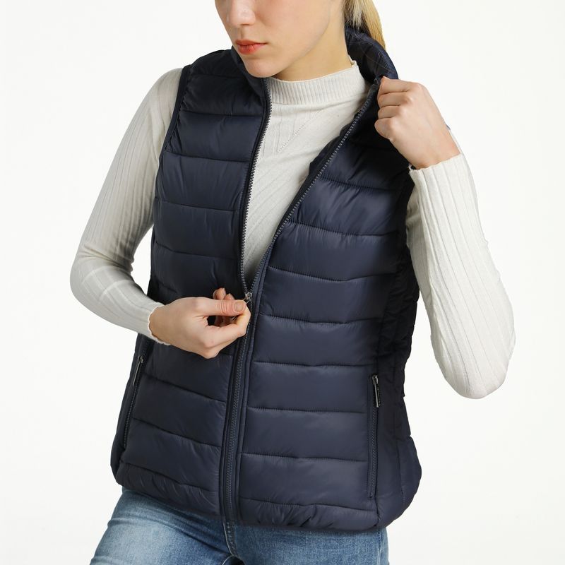 Alpine Swiss Jodie Womens Puffer Vest Lightweight Packable Down Alternative Vest Jacket, 5 of 8