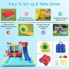 KRISRATE Inflatable Bounce House with Blower for Kids 3-12, Bouncy Castle Water Park with Double Slides, Splash Pool & Jumping Area, Indoor/Outdoor - 4 of 4