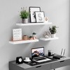VASAGLE Set of 2 Vintage Floating Wall Shelves - 23.6 InchPerfect for Photos and Decorations - 4 of 4