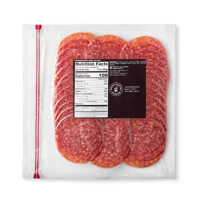 Sliced Uncured Genoa Salami - 10oz - Good & Gather™
