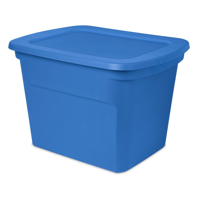 Sterilite 18 Gal Stackable Storage Box Container w/ Handle, 4 of 9