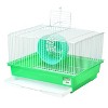 A&E Cage Company Gerbil, Mouse, Hamster and Rat Small Cage with Wheel - Green - 2 of 4