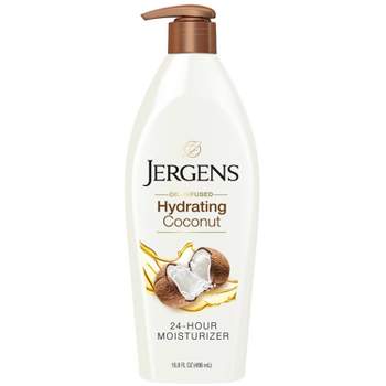Jergens Hyrdating Coconut Hand and Body Lotion For Dry Skin, Dermatologist Tested