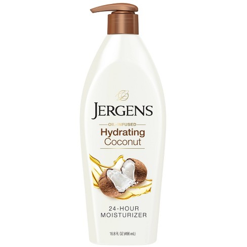 Jergens Hyrdating Coconut Hand and Body Lotion For Dry Skin, Dermatologist Tested - image 1 of 4