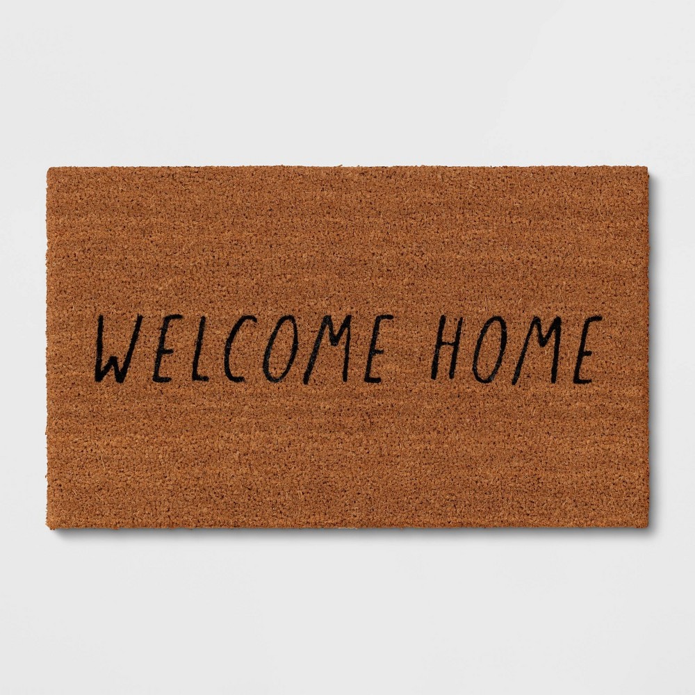 Welcome Home Doormat Black - Threshold