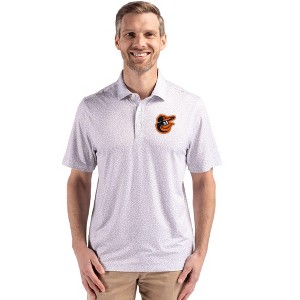 Baltimore Orioles Cutter & Buck Pike Eco Flora Print Recycled Mens Polo - 1 of 1