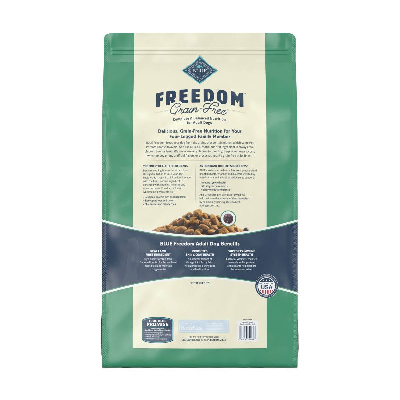 Blue Buffalo Freedom Grain Free with Lamb, Potatoes & Peas Adult Dry Dog Food, 3 of 11