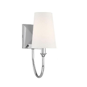 Savoy House Cameron 1 - Light Wall Light in  Polished Nickel - 1 of 4