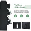 Modern Storage Shoe Cabinet with 4 Flip Racks, Multi-Functional Organizer with 2 Drawers, Free Standing Shoe Rack for Entrance, Hallway, Living Room - 3 of 4