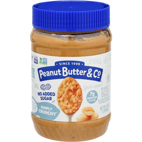 Peanut Butter & Co Simply Crunchy Peanut Butter - Case Of 6 - 13 Oz ...