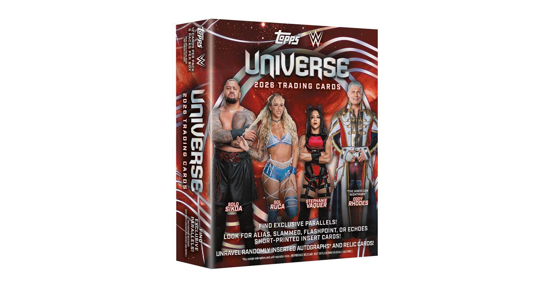 2026 Topps WWE Universe Wrestling Trading Card Mega Box