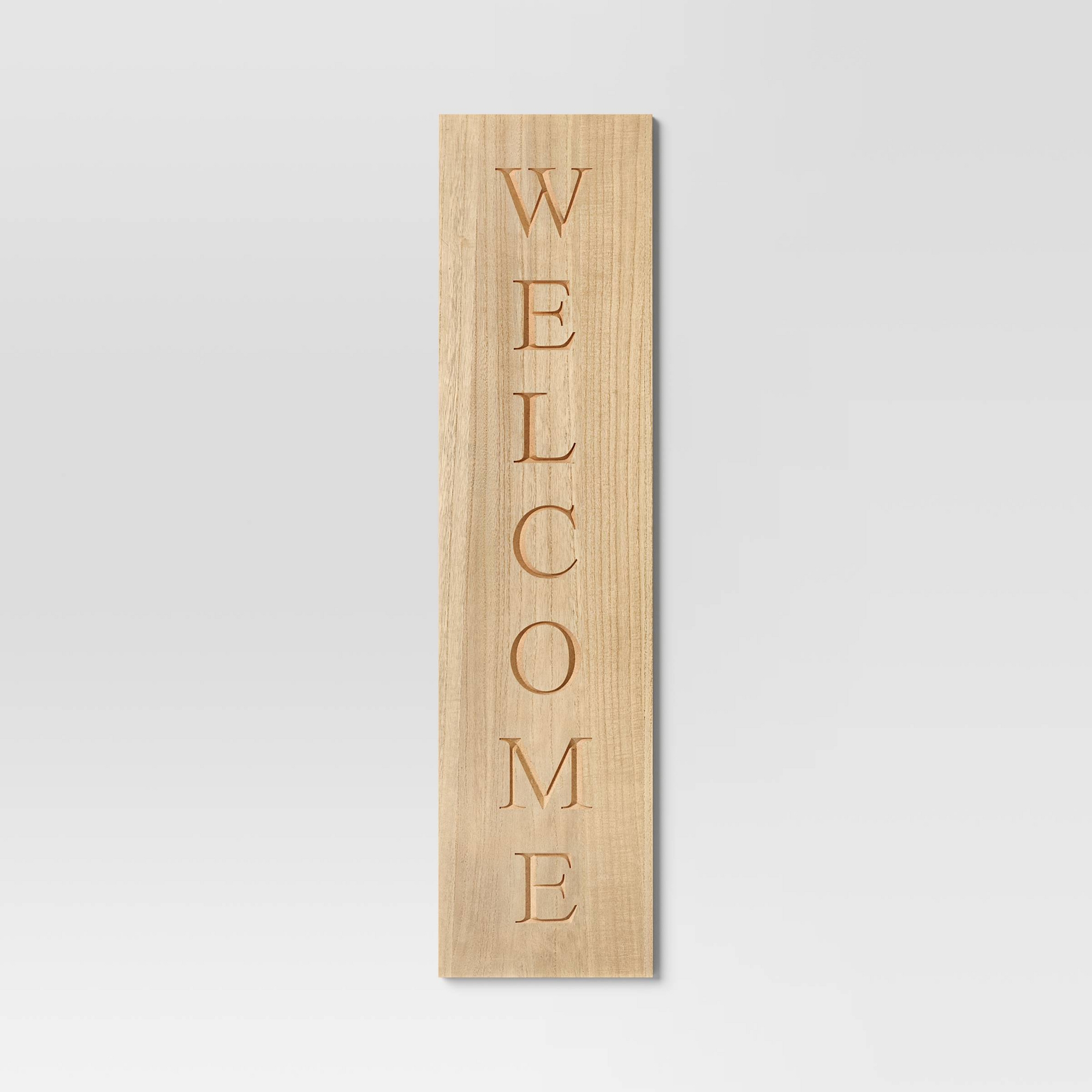 40"x10" Reversible Wood Leaner - Threshold™