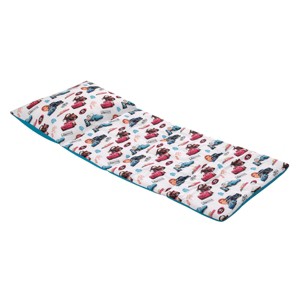 Disney Cars Radiator Springs White, Blue, and Red Lightning McQueen and Tow-Mater Deluxe Easy Fold Toddler Nap Mat - 1 of 4