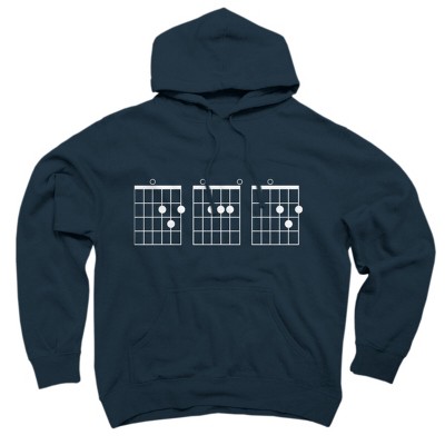Adult Design By Humans Rocking Dad Guitar Chords By HoangCathrine Pullover Hoodie