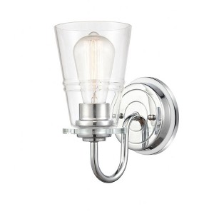 Scarlett - 1 Light Bath Vanity In Contemporary Style-9.63 Inches Tall and 4.75 Inches Wide - 1 of 1