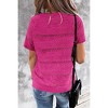 Womens V Neck Lightweight Crochet Sweater Color Block Pullover Sweater Summer T Shirts 2024 - 2 of 4