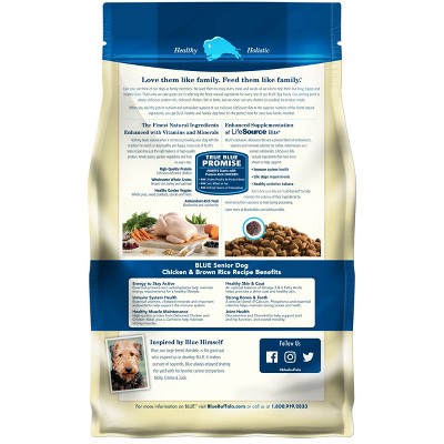 target blue buffalo senior dog food
