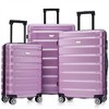 BEAFUP Hardshell Luggage Set 3 Piece, Durable ABS+PC Travel Suitcase with Spinner Wheels for Men Women (20/24/28 Inch) - 2 of 4