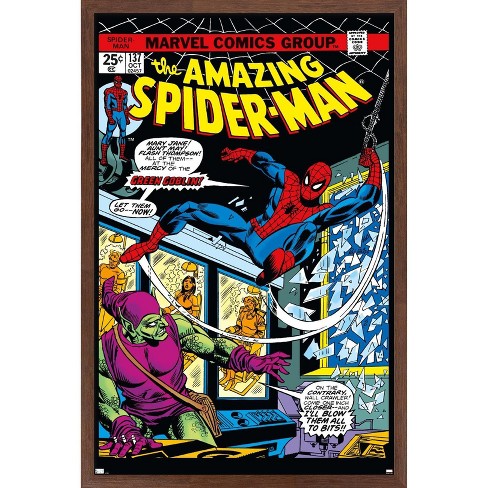 Trends International Marvel Comics - Spider-man - Amazing Spider-man #137  Framed Wall Poster Prints : Target