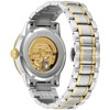 Bulova Men's Classic Sutton 4-Hand Automatic Two Tone Stainless Steel Watch, Heartbeat Skeleton, 42mm Dial - 3 of 4