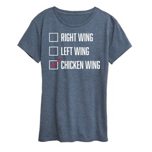 Women's - Instant message - Chicken Wing Ballot Short Sleeve Graphic T-Shirt - 1 of 4