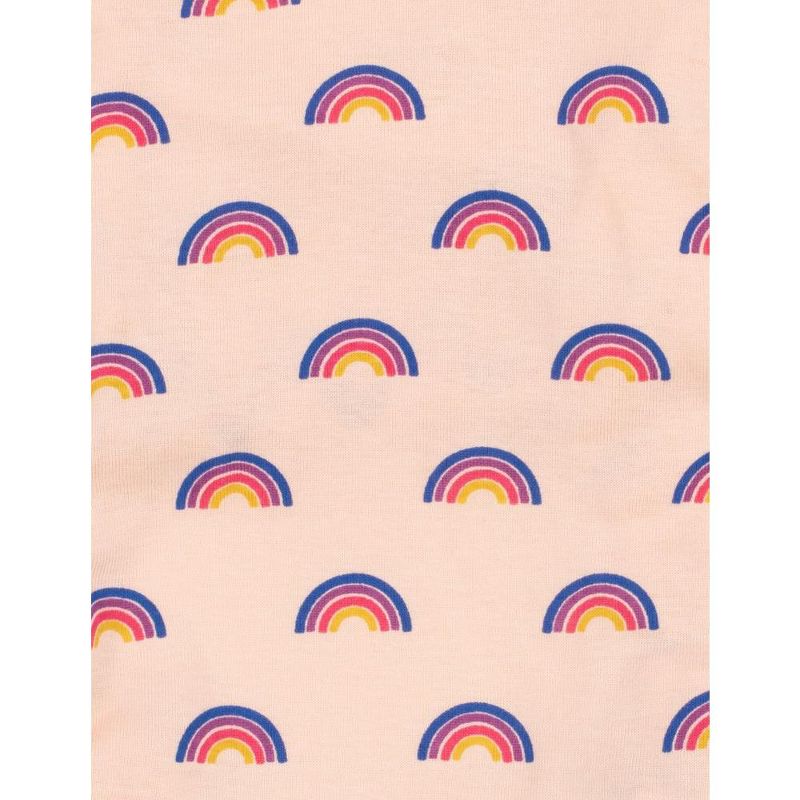 Leveret Dog Cotton Pajamas Rainbow Peach L, 3 of 5
