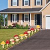 Big Dot of Happiness Wild Mushrooms - Mushroom Lawn Decorations - Outdoor Red Toadstool Decor and Party Yard Decorations - 10 Piece - 3 of 4