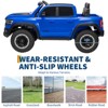 COZONY 12V Licensed RAM Kids Ride-On Police Car w/ Remote, Electric Pickup Truck for Age 3-6, 3 Speeds Adjustable - 3 of 4