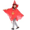 MyKids-USA Halloween Witch Cosplay Costume Pumpkin Cloaks With Hats - 3 of 3