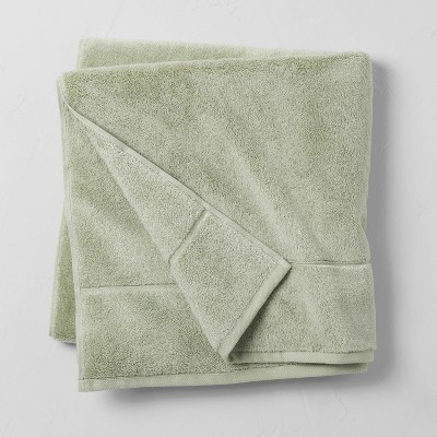 Quick-Dry Ash Organic Cotton Bath Sheet + Reviews