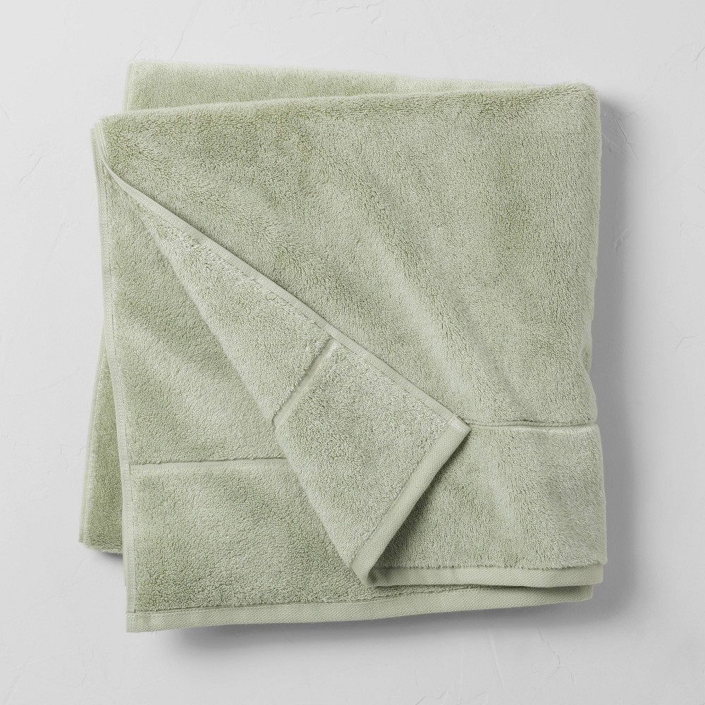 Photos - Towel Modal Bath Sheet Light Sage Green - Casaluna™