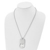 Black Bow Jewelry Stainless Steel LG Functional Bottle Opener Dog Tag Necklace, 22 Inch - image 2 of 4