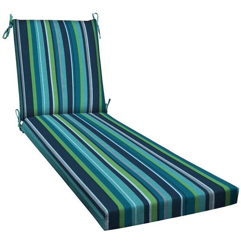 Honeycomb Outdoor Chaise Lounge Cushion, 1 of 5